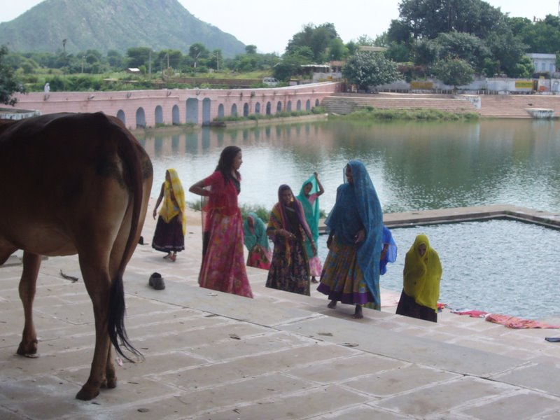 and the colourful women.